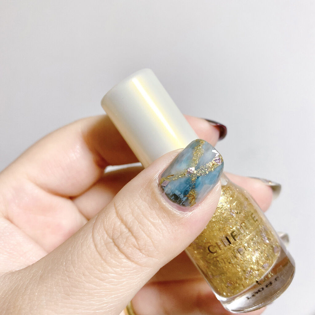 ネイル エナメル 016 カラフルラメ/ちふれ/マニキュアを使ったクチコミ（1枚目）