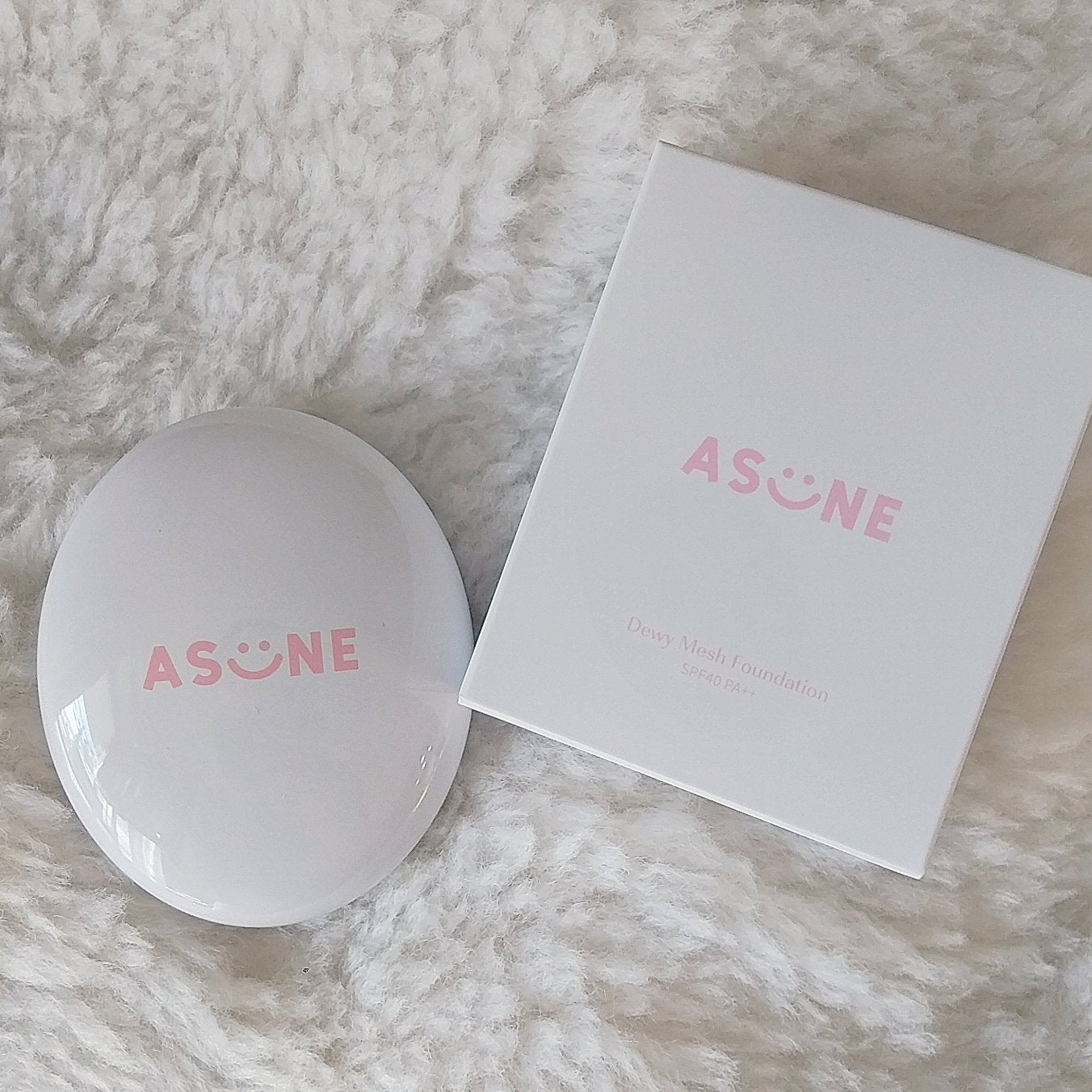 デューイーメッシュファンデーション/ASUNE /クッションファンデーションを使ったクチコミ(5枚目)