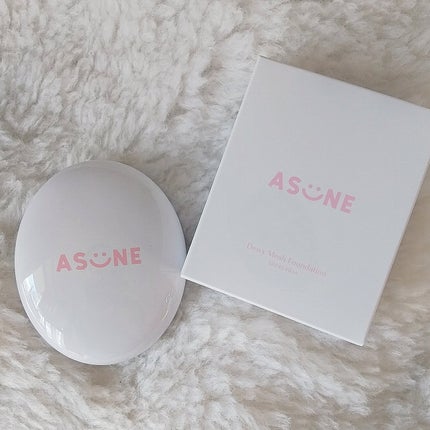 デューイーメッシュファンデーション/ASUNE /クッションファンデーションを使ったクチコミ(5枚目)