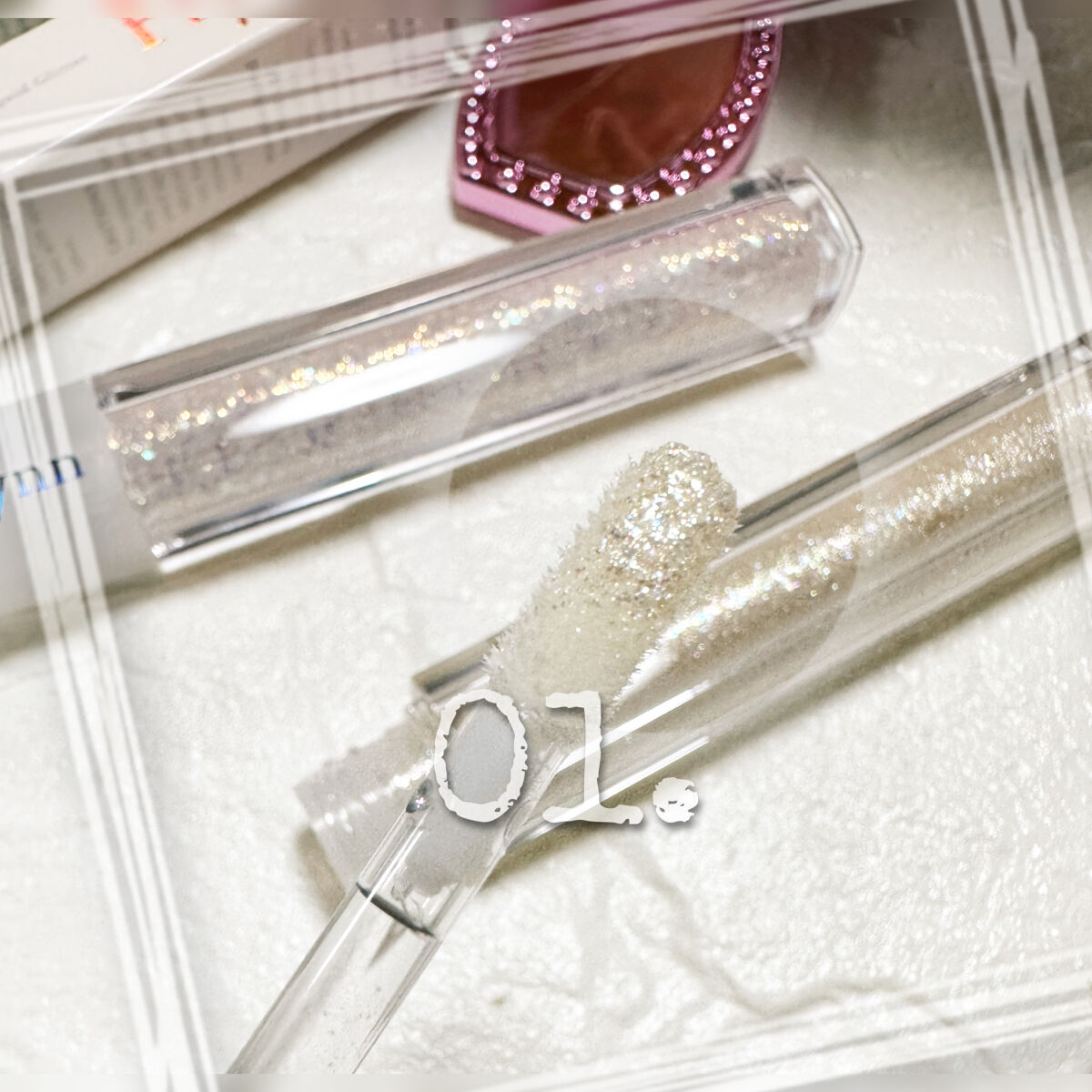 ライトキャッチャーリキッドグリッター/Flynn/グリッターを使ったクチコミ（3枚目）