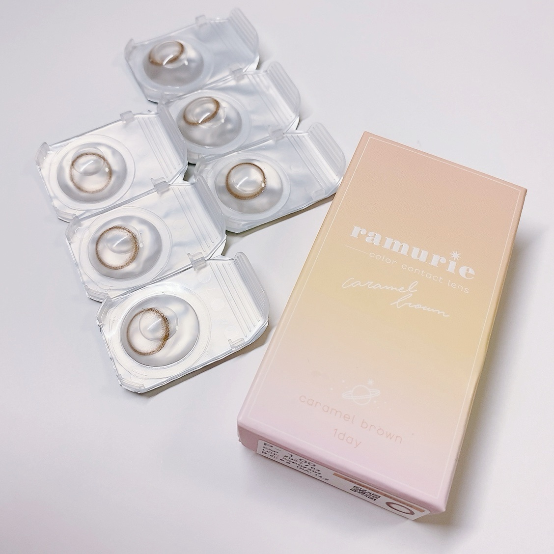 ramurie ラムリエ キャラメルブラウン/ramurie/ワンデー（１DAY）カラコンを使ったクチコミ（3枚目）