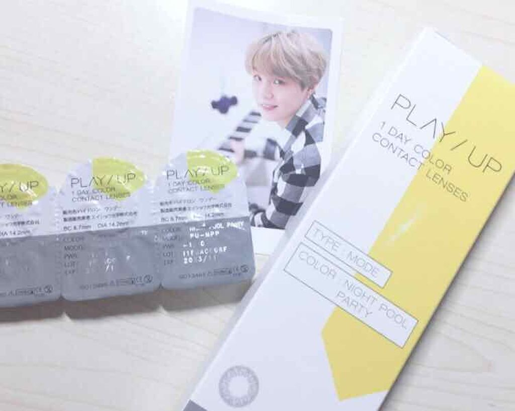 マンスリーシリーズ/PLAY/UP/１ヶ月（１MONTH）カラコンを使ったクチコミ（1枚目）
