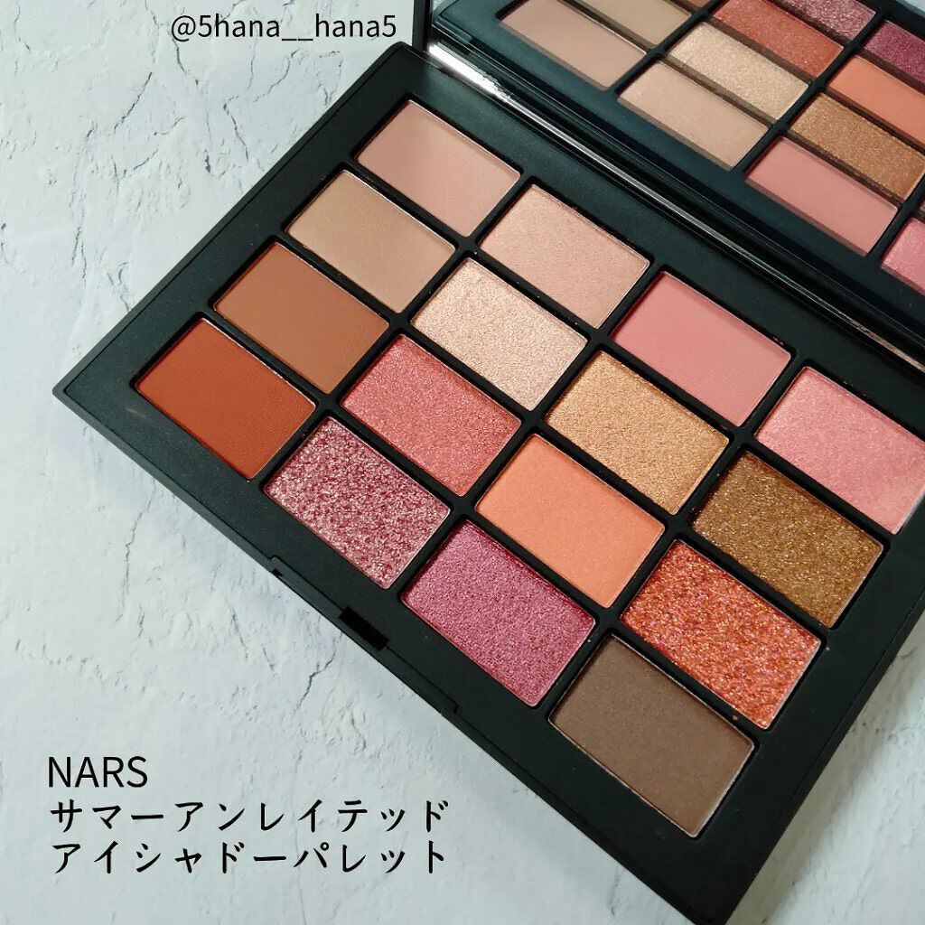 サマーアンレイテッド アイシャドーパレット/NARS/アイシャドウパレットを使ったクチコミ（2枚目）
