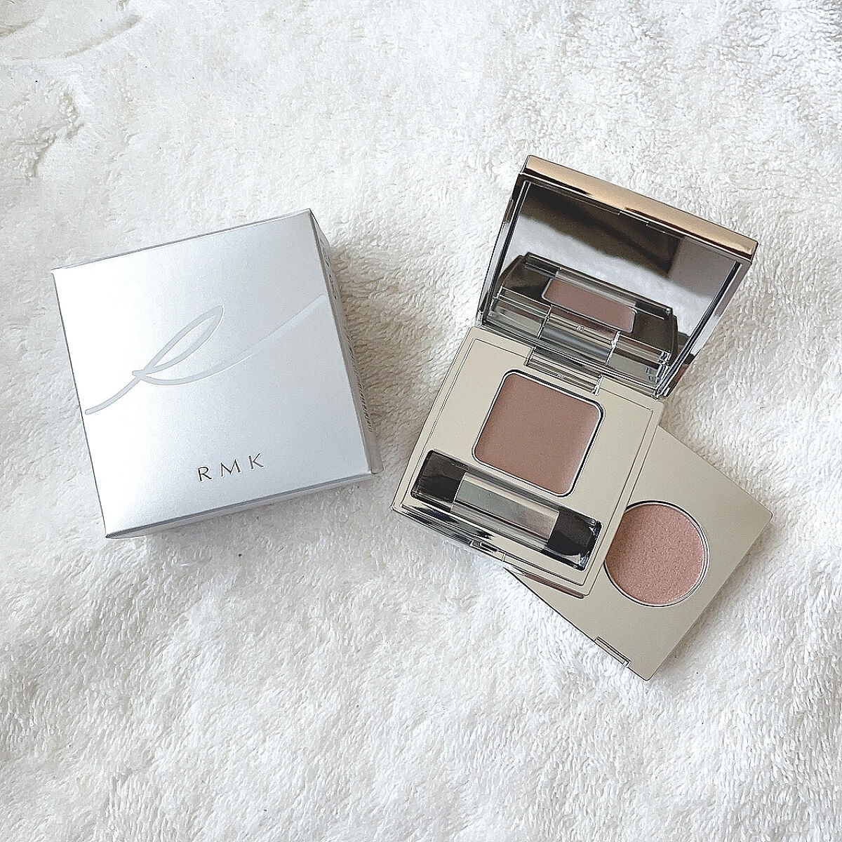 ザ ベージュライブラリー アイシャドウデュオ/RMK/ジェル・クリームアイシャドウを使ったクチコミ（2枚目）