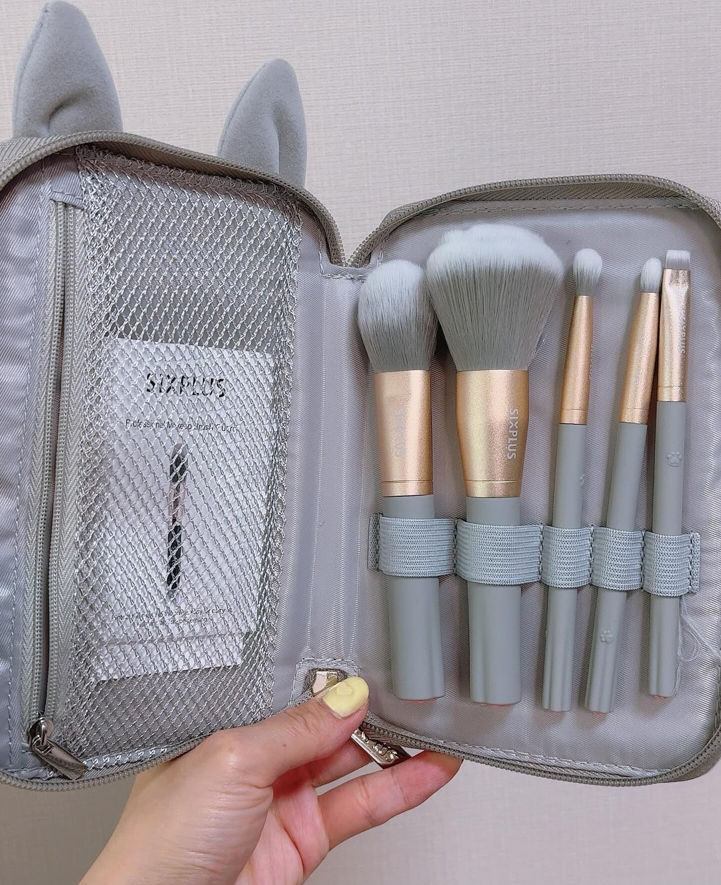 SIXPLUS メイクブラシ5本セット ハートペット/SIXPLUS/メイクブラシを使ったクチコミ(4枚目)