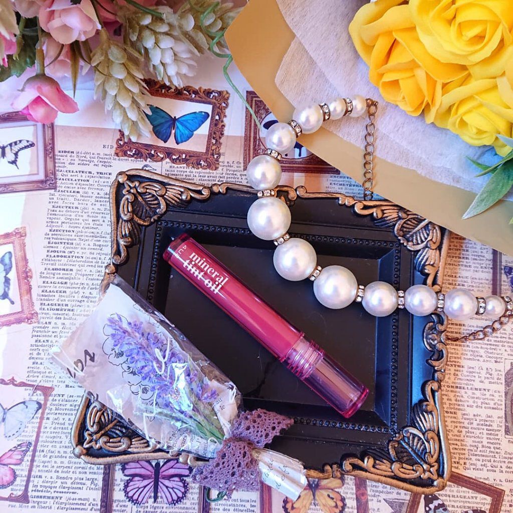 ミネラルティントオイル #06 ライクアダイアモンド/4U2/リップティントを使ったクチコミ（3枚目）