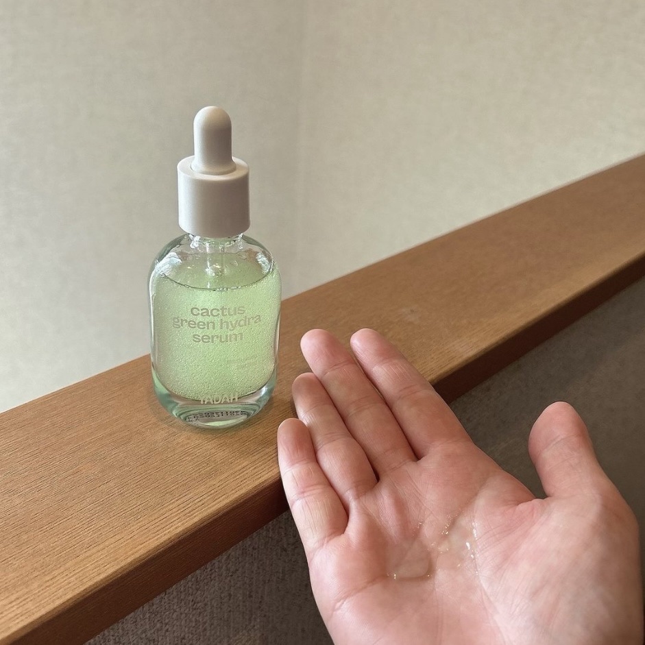 カクタスグリーンハイドラセラム/YADAH/美容液を使ったクチコミ（3枚目）