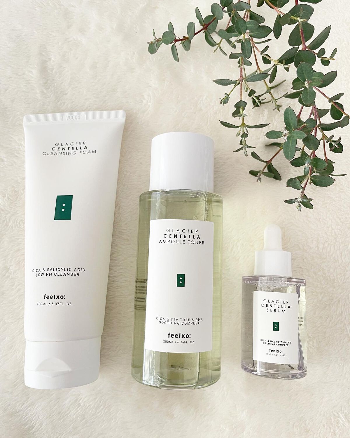 GLACIER CENTELLA SERUM /feelxo/美容液を使ったクチコミ（1枚目）