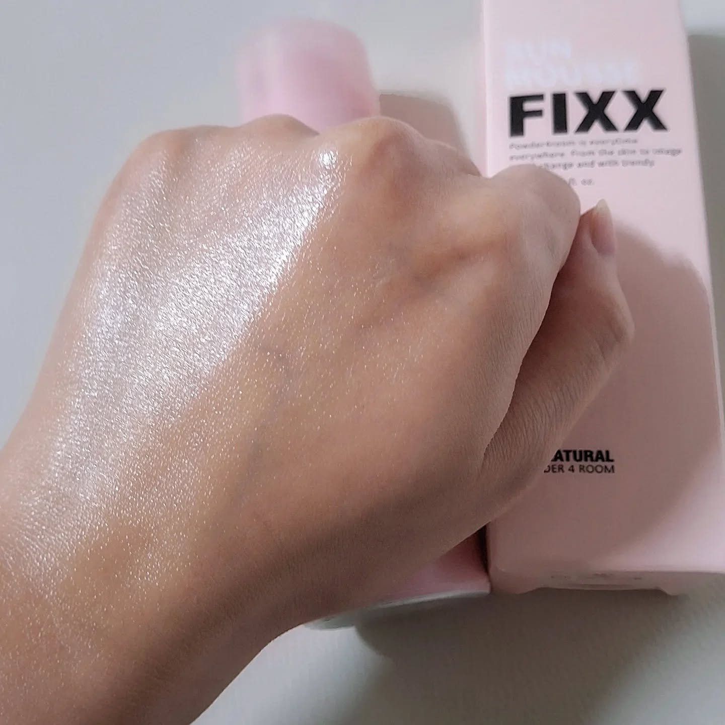 GLOWY SUN MOUSSE FIXX/SO NATURAL/日焼け止めミスト・スプレーを使ったクチコミ（3枚目）