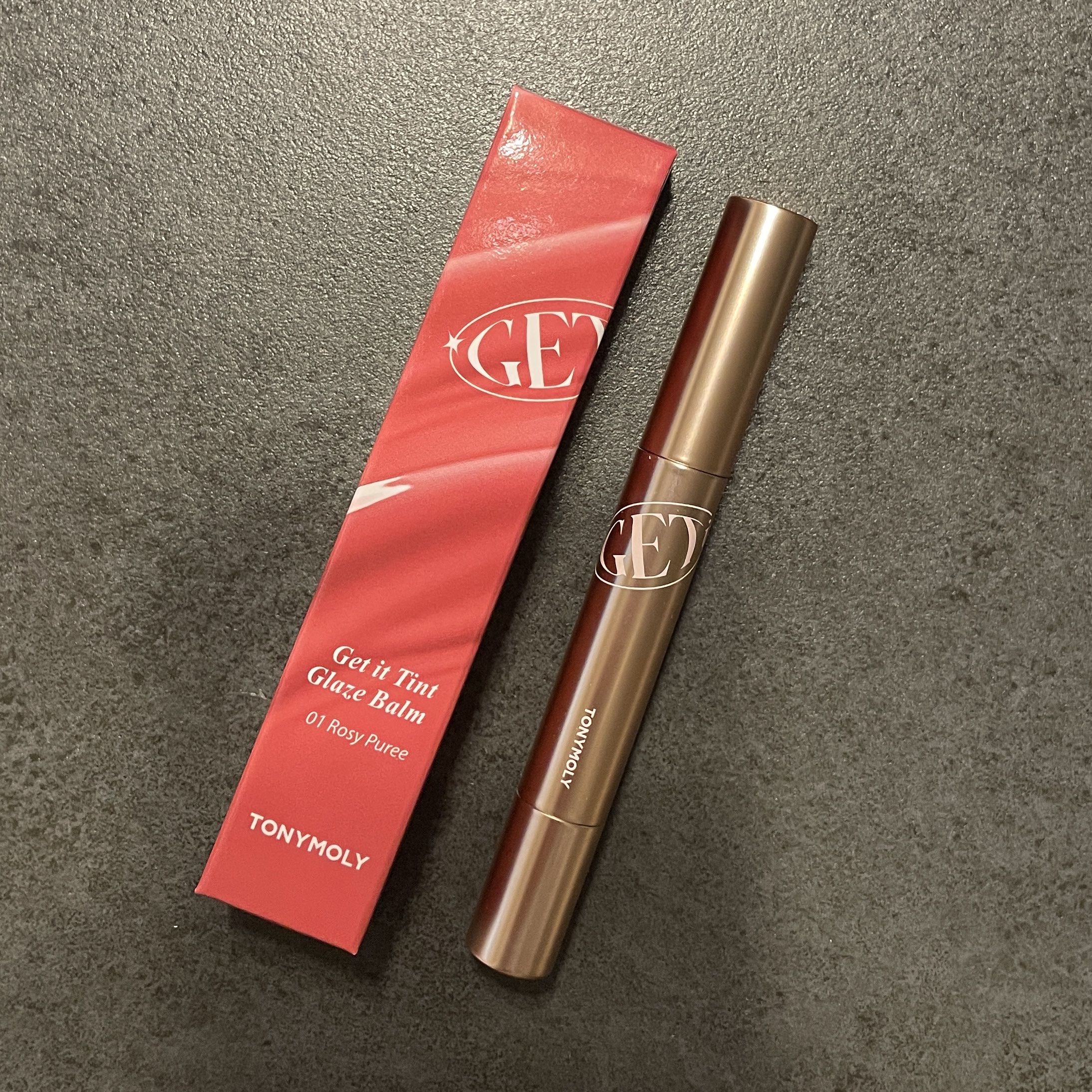 ゲットイットティントグレーズバーム/TONYMOLY/リップティントを使ったクチコミ（1枚目）