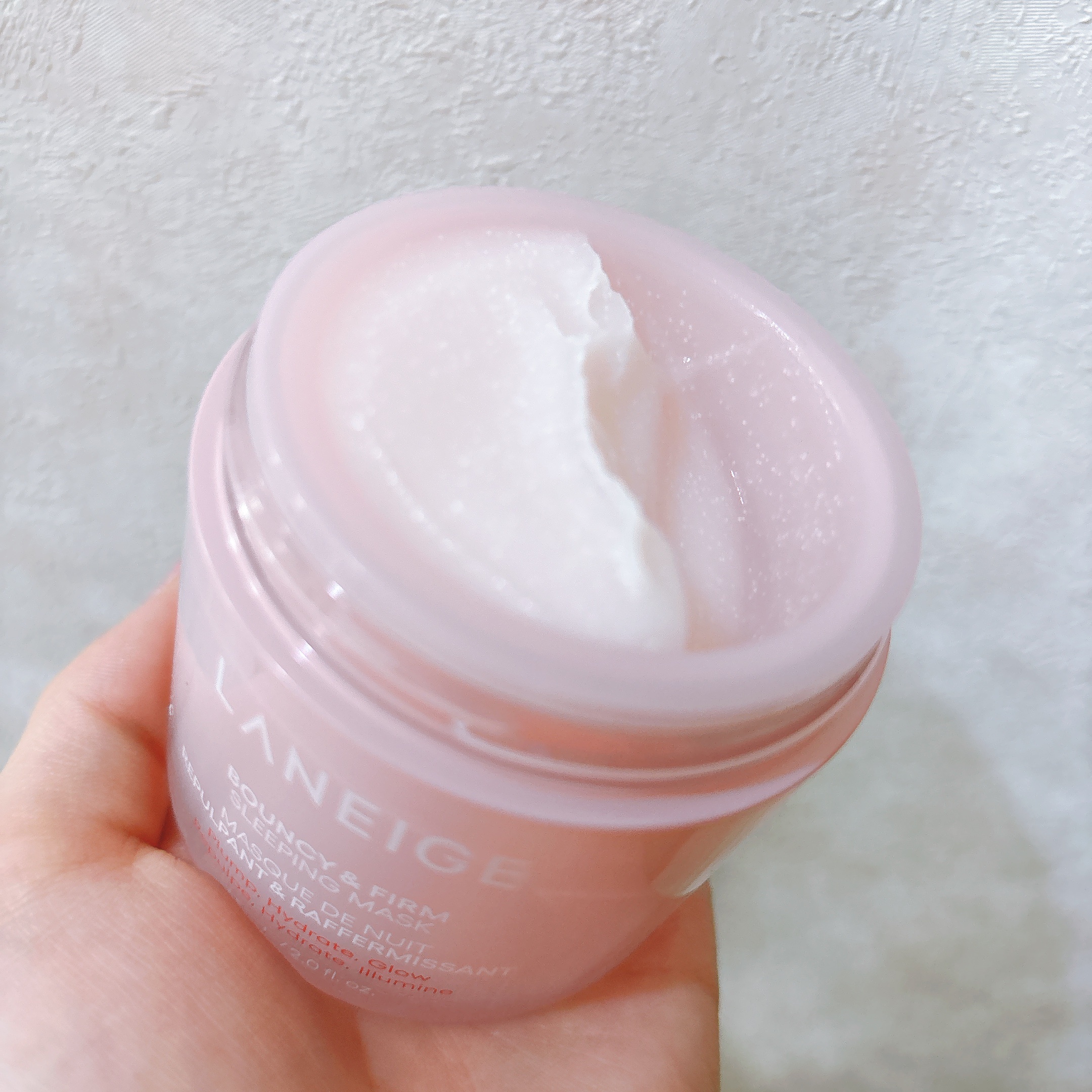 バウンシースリーピングマスク/LANEIGE/フェイスクリームを使ったクチコミ（3枚目）