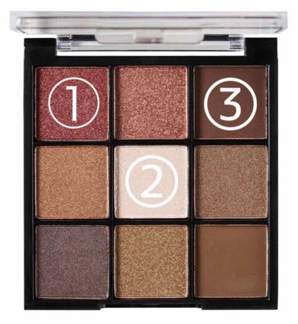 UR GLAM BLOOMING EYE COLOR PALETTE/U R GLAM/アイシャドウパレットを使ったクチコミ(2枚目)