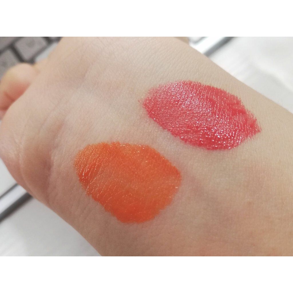 ジューシーラスティングティント/rom&nd/リップティントを使ったクチコミ（3枚目）