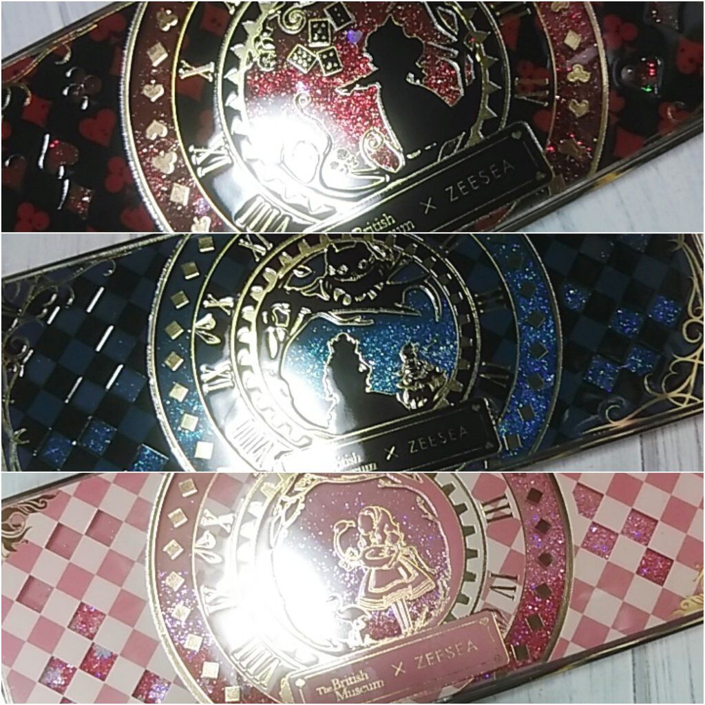 アリスドリームランドシリーズ 12色アイシャドウパレット（ZEESEA×大英博物館）/ZEESEA/アイシャドウパレットを使ったクチコミ（1枚目）