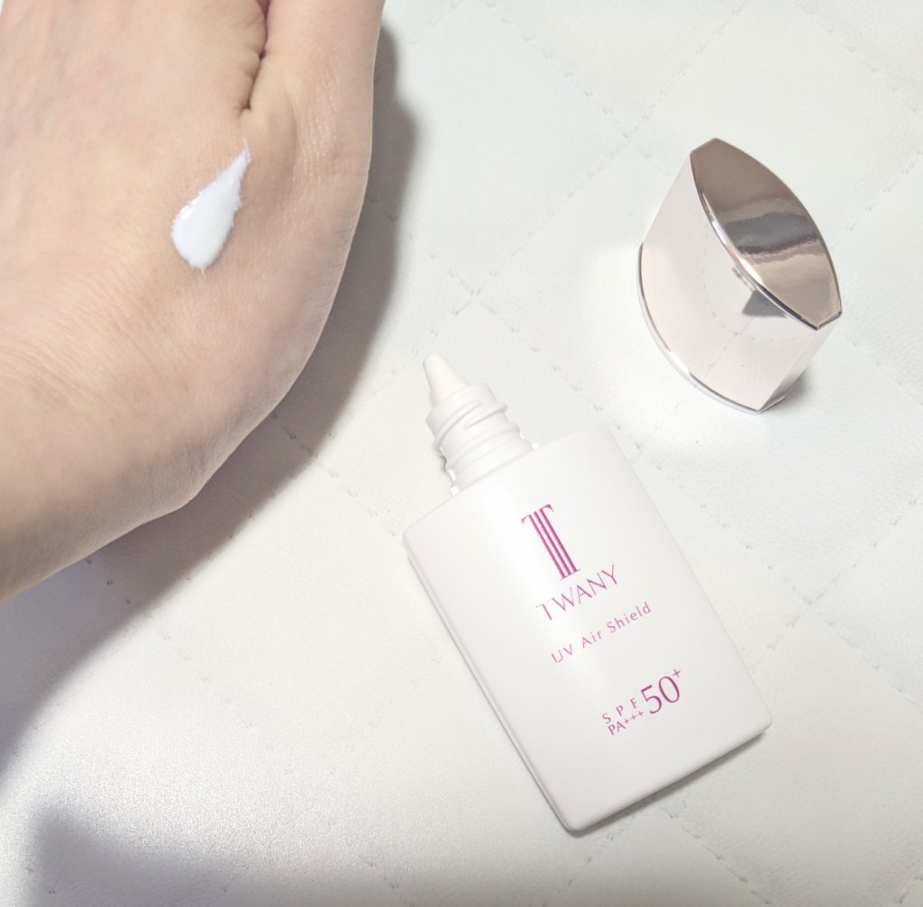 ＵＶエアシールド/TWANY/日焼け止めミルクを使ったクチコミ（3枚目）