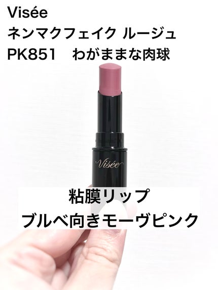 ネンマクフェイク ルージュ/Visée/口紅を使ったクチコミ(1枚目)