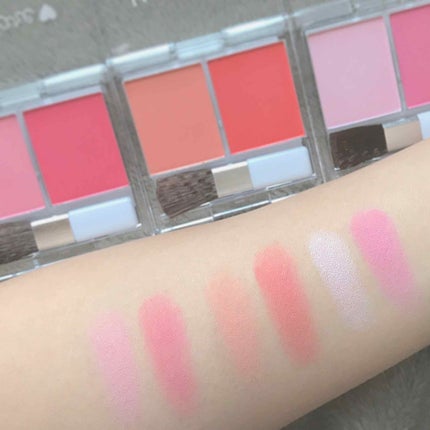 カンコレ チーク/DAISO/パウダーチークを使ったクチコミ(3枚目)