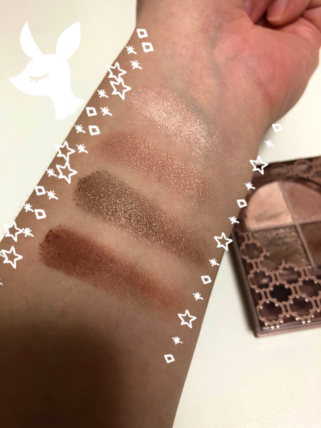 グロッシーリッチ アイズ N/Visée/アイシャドウパレットを使ったクチコミ(3枚目)