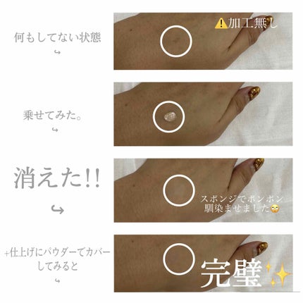 カバーパーフェクション チップコンシーラー/the SAEM/リキッドコンシーラーを使ったクチコミ(4枚目)