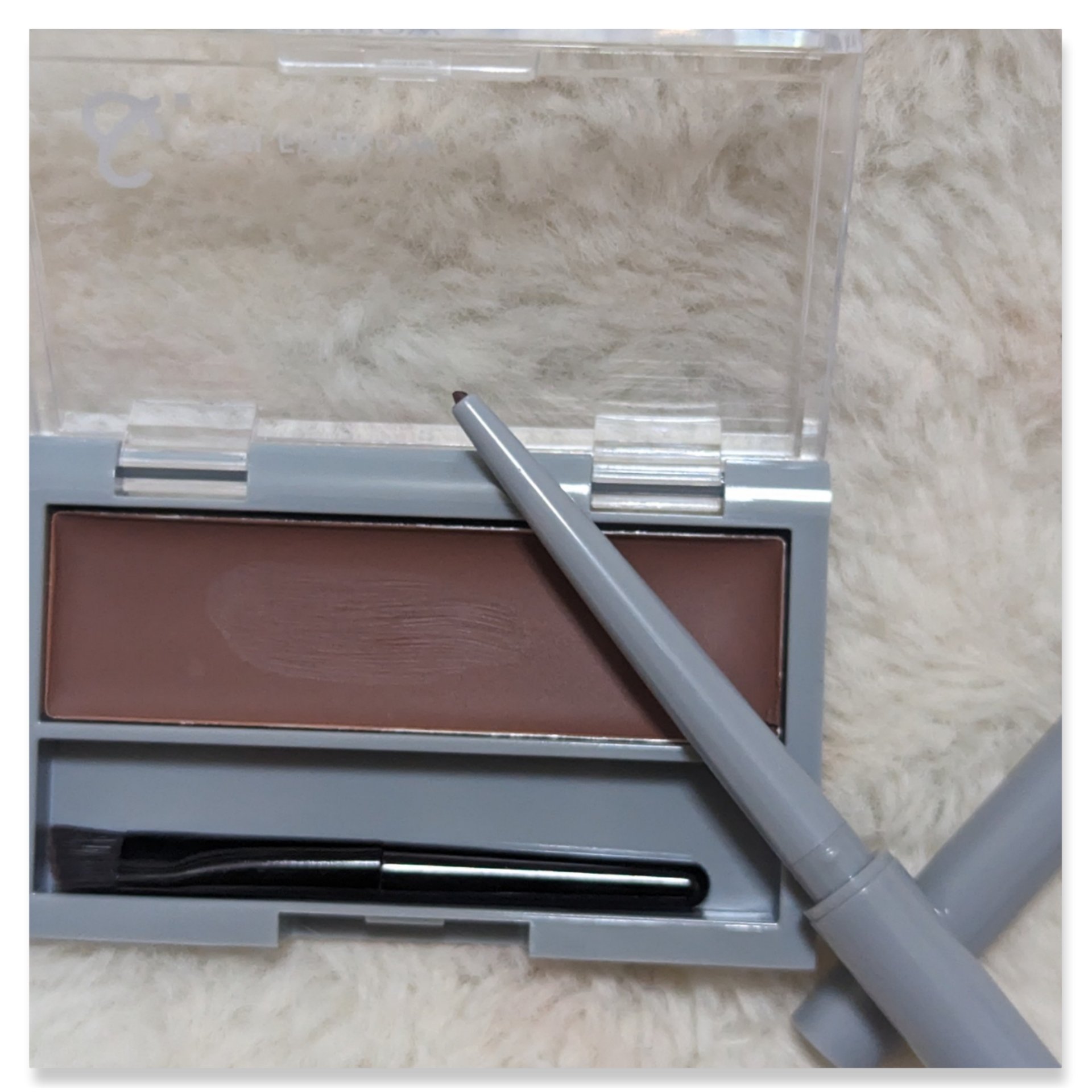 ＆．ジェルアイブロウパレット モーヴブラウン/DAISO/その他アイブロウを使ったクチコミ（2枚目）