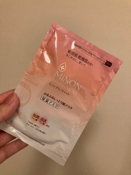 ミノン アミノモイスト ぷるぷるしっとり肌マスク/ミノン/シートマスク・パックを使ったクチコミ(1枚目)