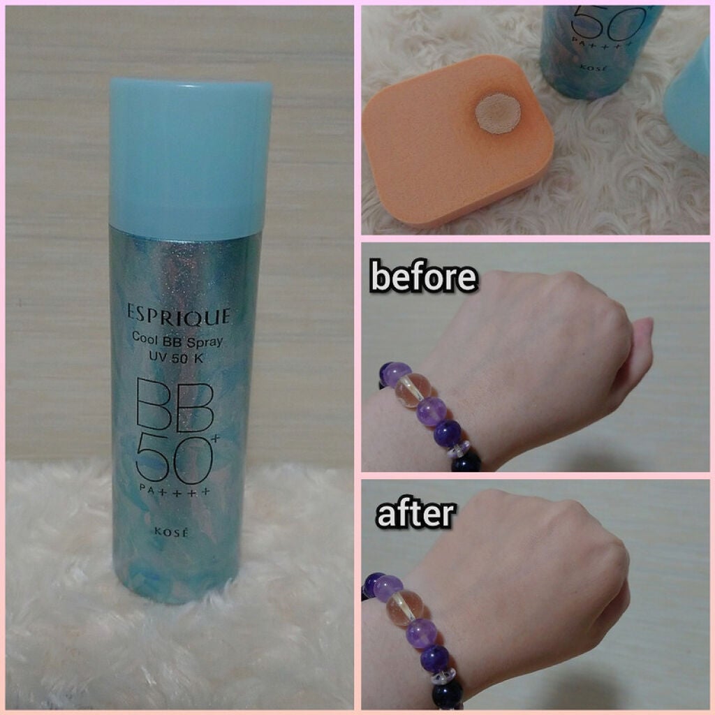 ひんやりタッチ BBスプレー UV 50 K/ESPRIQUE/BBクリームを使ったクチコミ(10枚目)