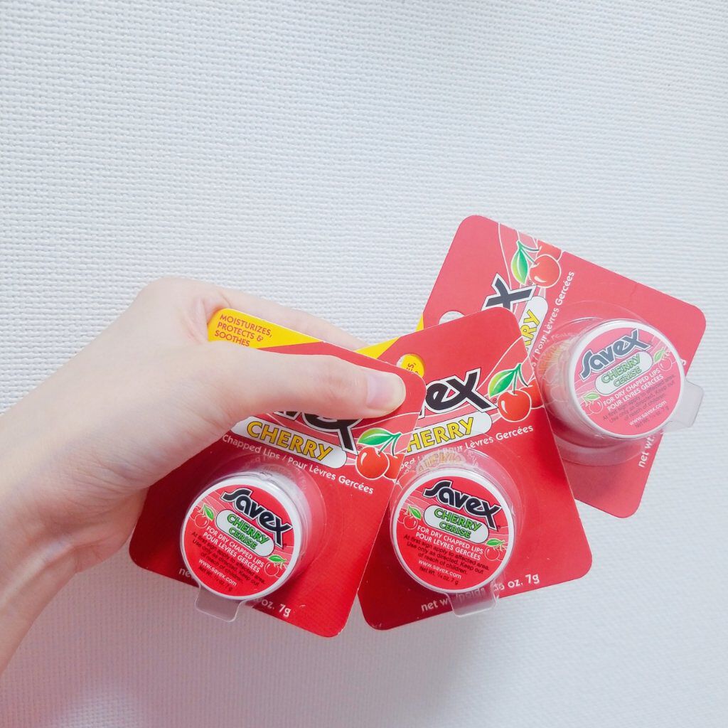 サベックス リップクリーム ジャー チェリー/サベックス/リップクリームを使ったクチコミ（1枚目）