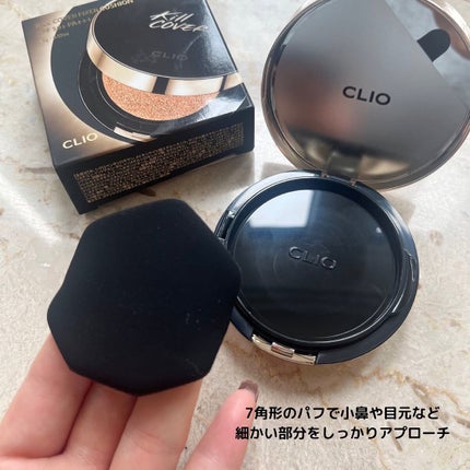 キル カバー フィクサー クッション/CLIO/クッションファンデーションを使ったクチコミ(3枚目)