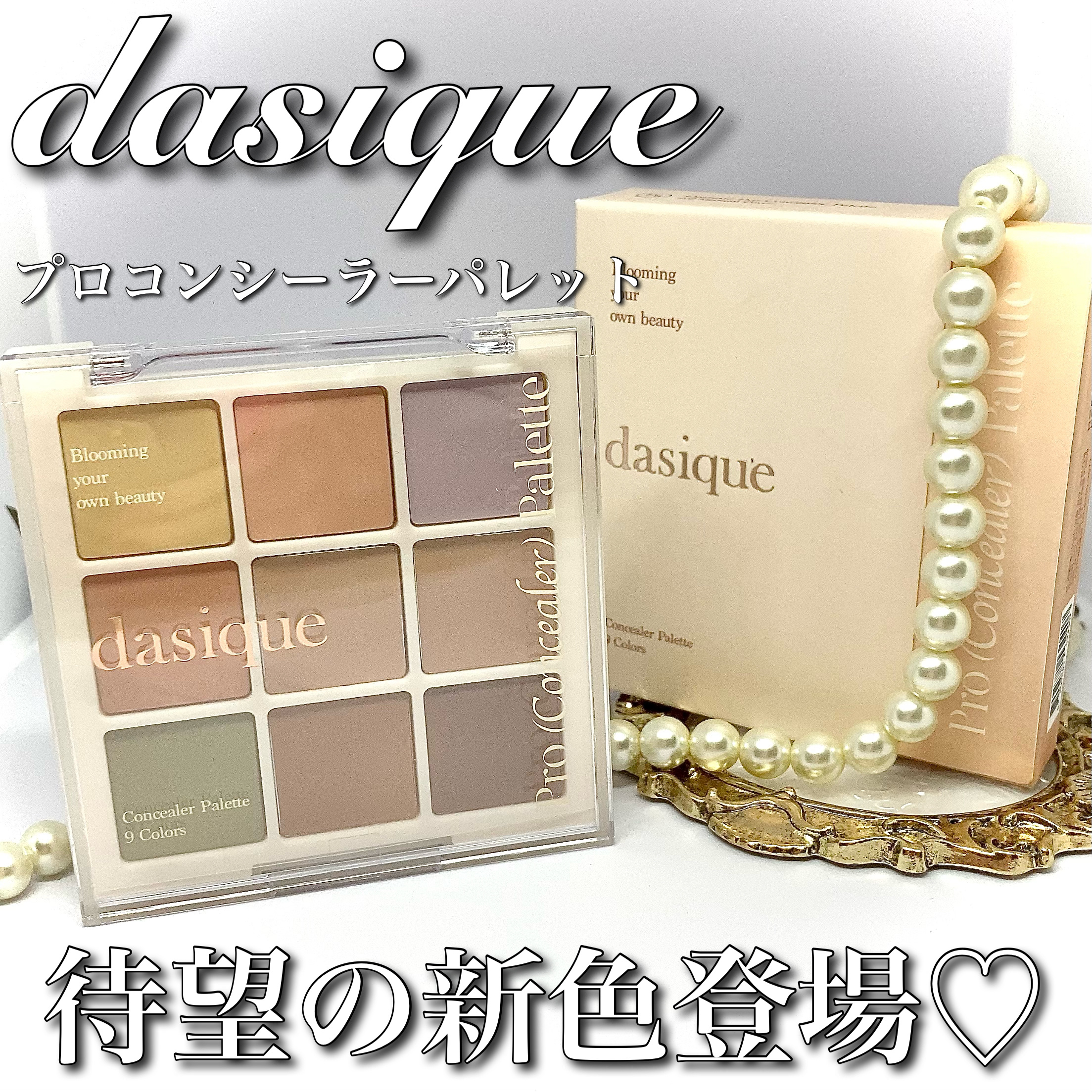 プロコンシーラーパレット/dasique/パレットコンシーラーを使ったクチコミ（1枚目）