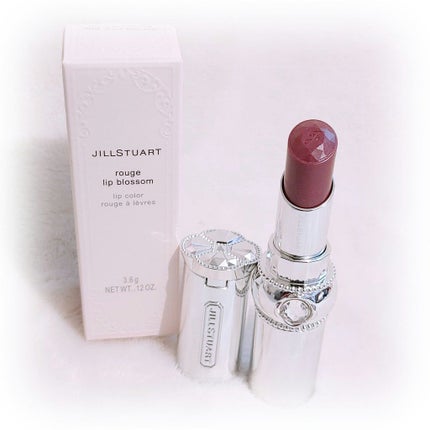 ルージュ リップブロッサム グロウトップコート 302 black baccarat/JILL STUART/口紅の画像