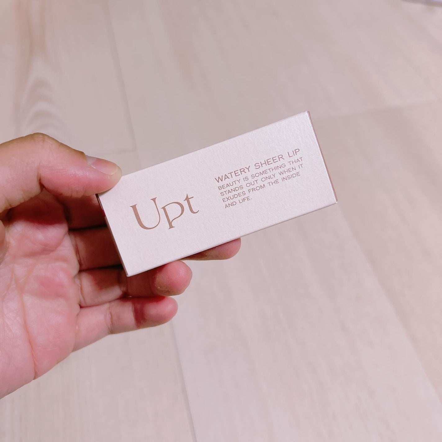 Upt WATERY SHEER LIP /Upt/口紅を使ったクチコミ(1枚目)