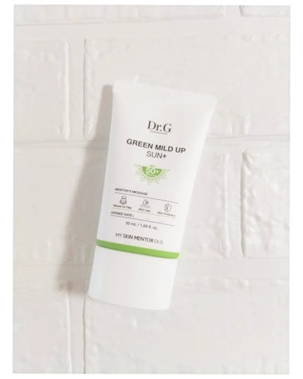 グリーンマイルドアップサンプラス/Dr.G/日焼け止めクリームを使ったクチコミ(2枚目)