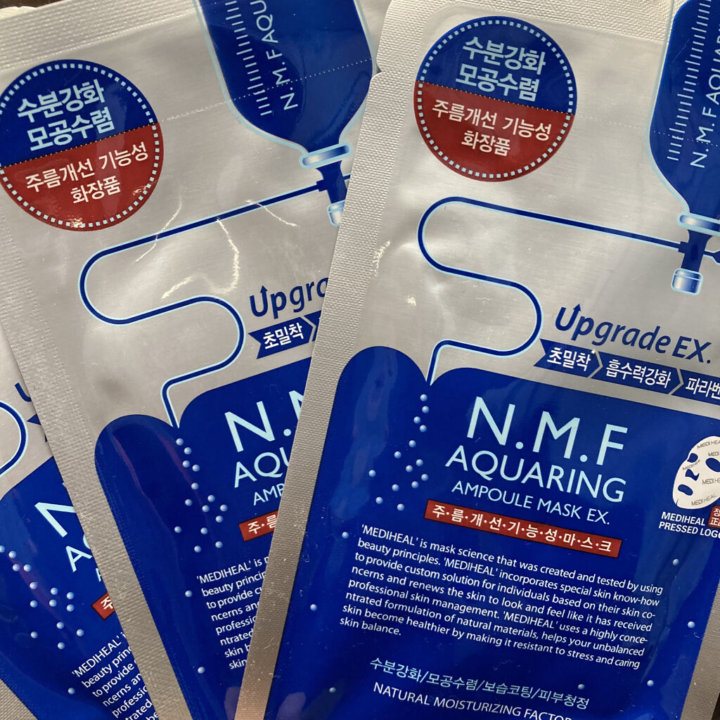 N.M.FアクアアンプルマスクJEX/MEDIHEAL/シートマスク・パックを使ったクチコミ（1枚目）