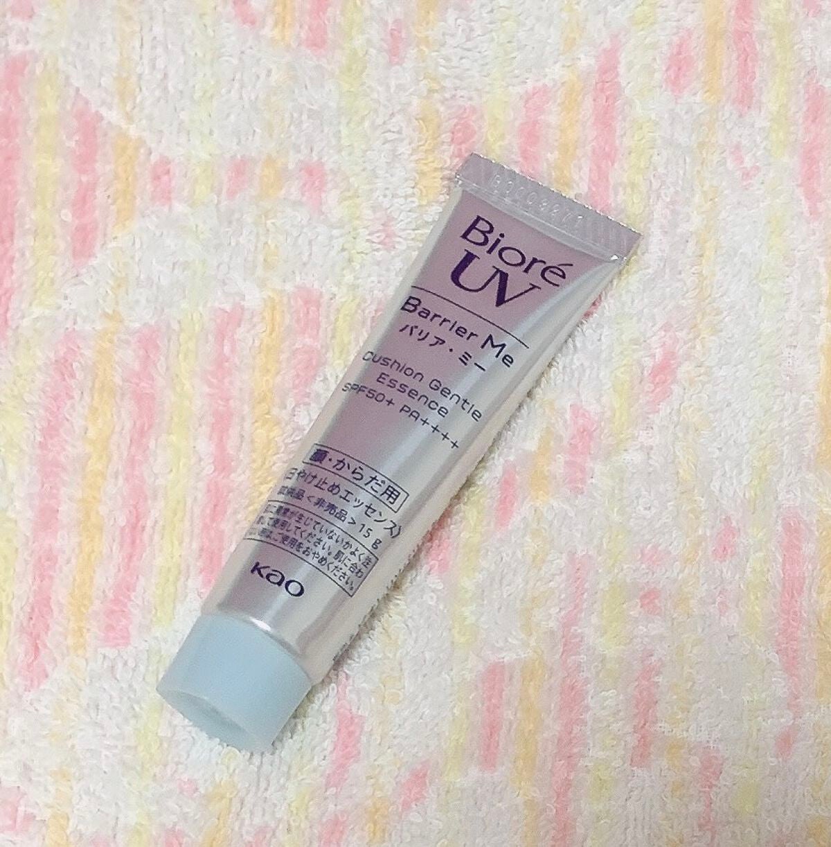 ビオレUV バリアミー クッションジェントルエッセンス /ビオレ/日焼け止めクリームを使ったクチコミ(1枚目)