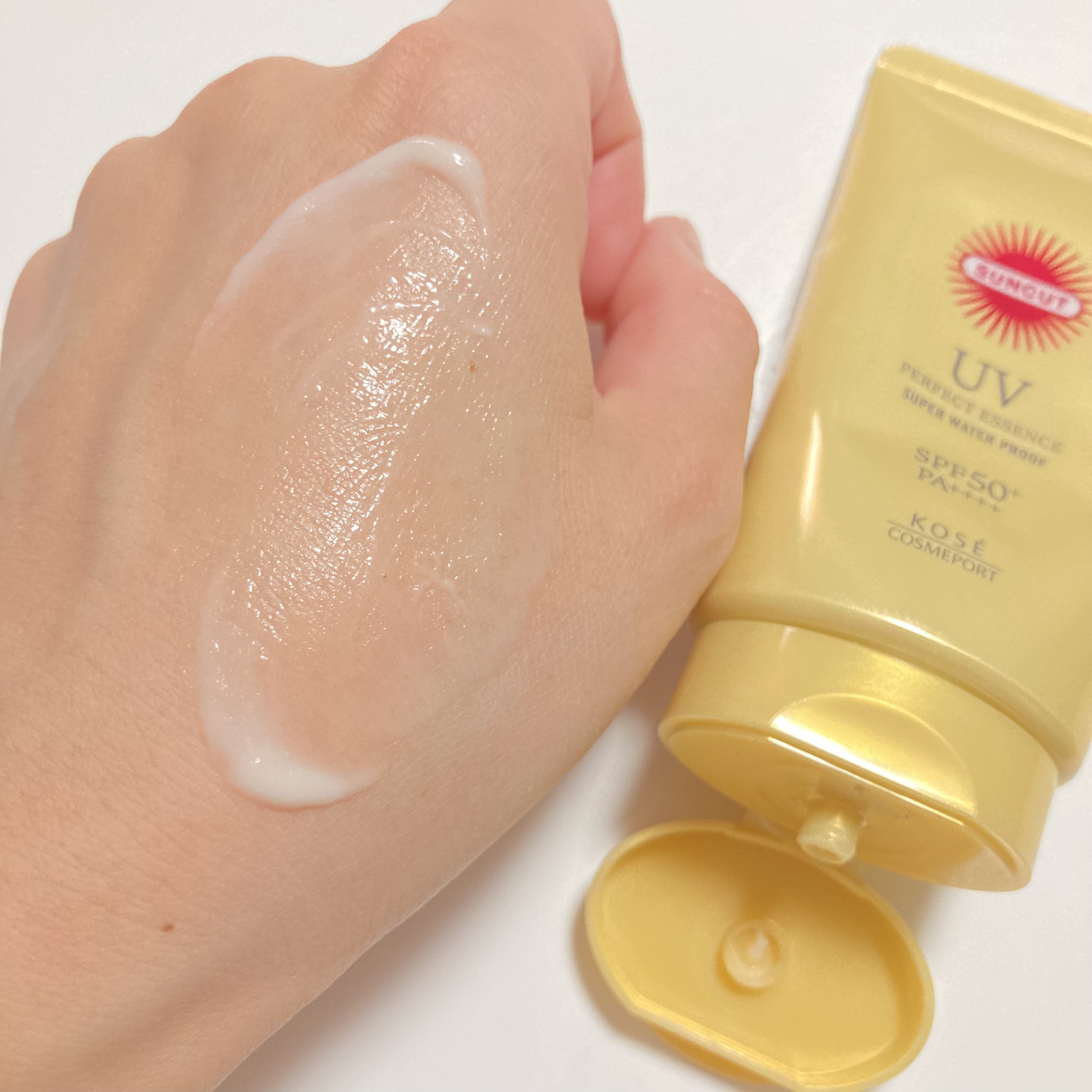 サンカットR パーフェクトUV エッセンス/サンカット®/日焼け止めローションを使ったクチコミ（2枚目）