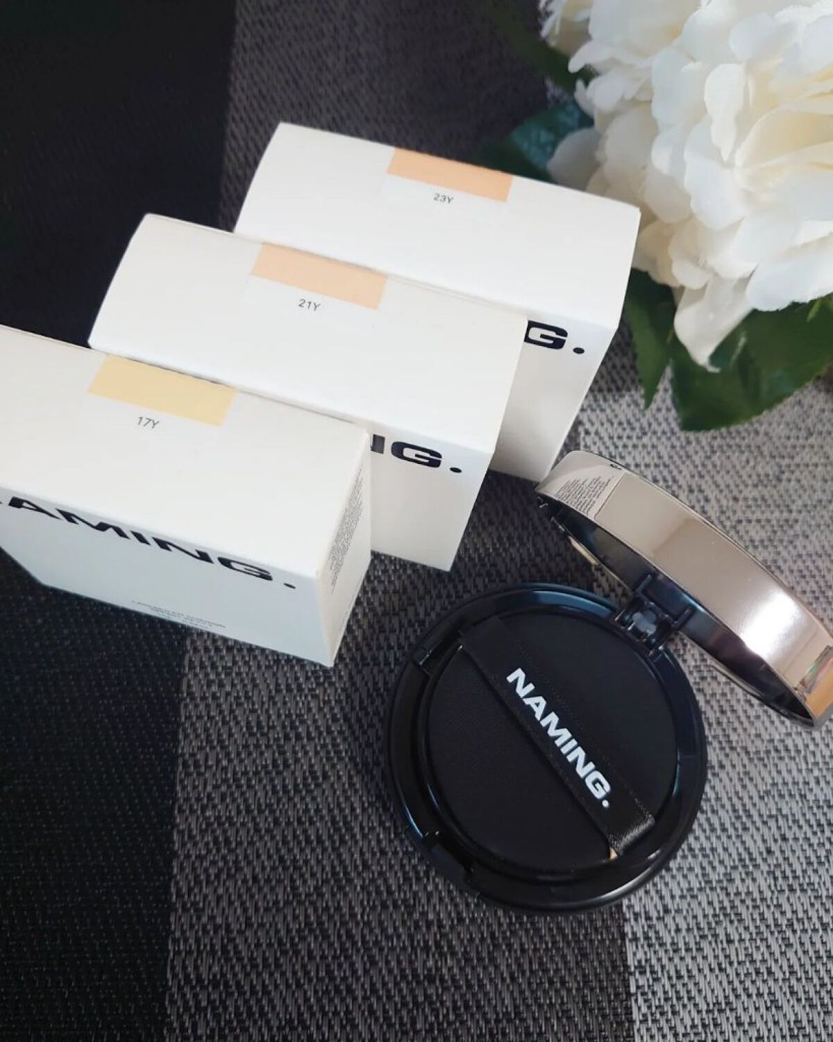 ネーミング レイヤード フィットクッション 21Y/NAMING./クッションファンデーションを使ったクチコミ（2枚目）