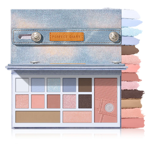 デザイナーアイズ&チークパレット 02 クールピンク