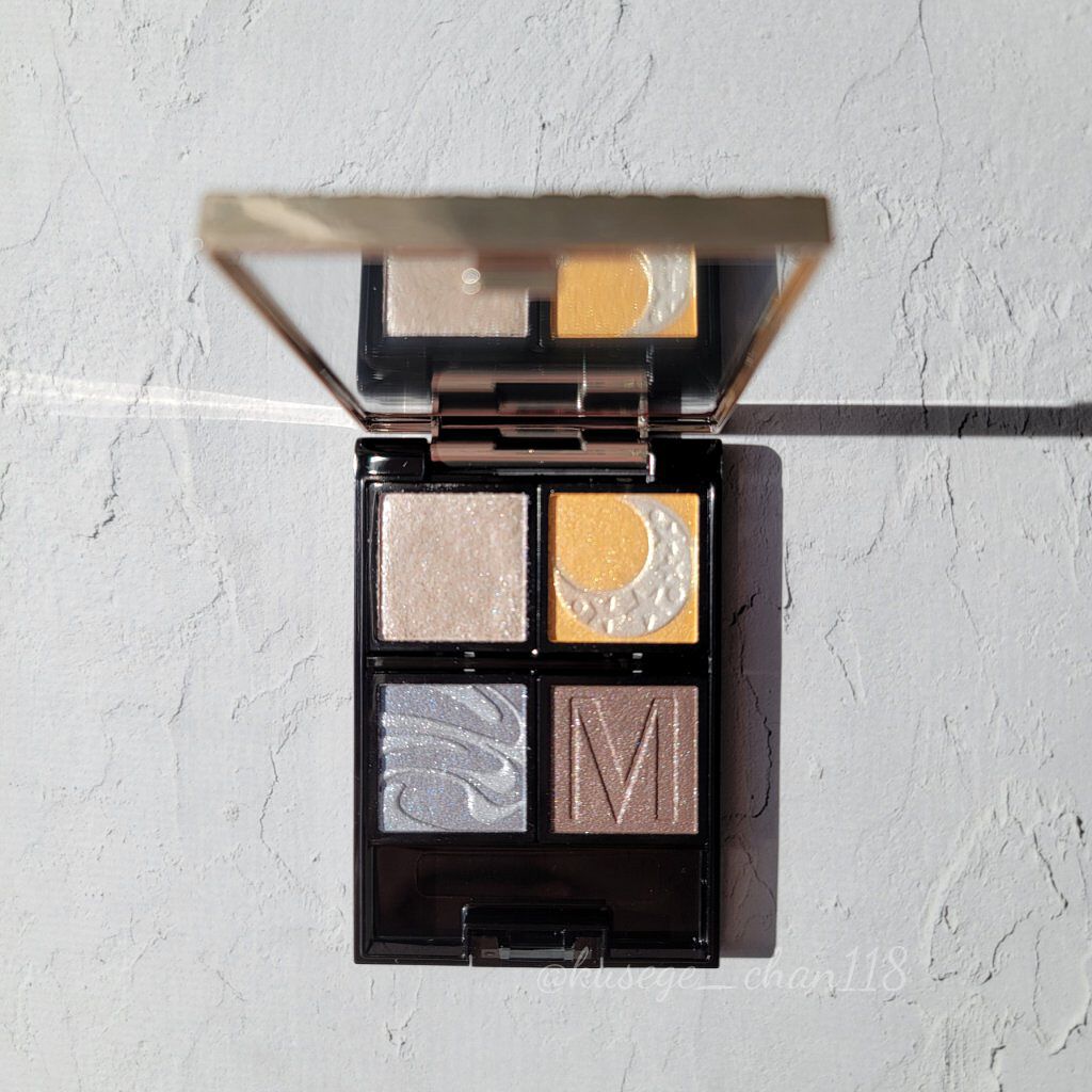 ドラマティックアイカラー (パウダー)/(クリーム) BL253 ブループラネットミルク (パール)(限定 )/マキアージュ/アイシャドウパレットを使ったクチコミ（1枚目）