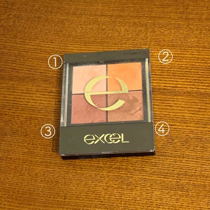 リアルクローズシャドウ/excel/アイシャドウパレットを使ったクチコミ(2枚目)