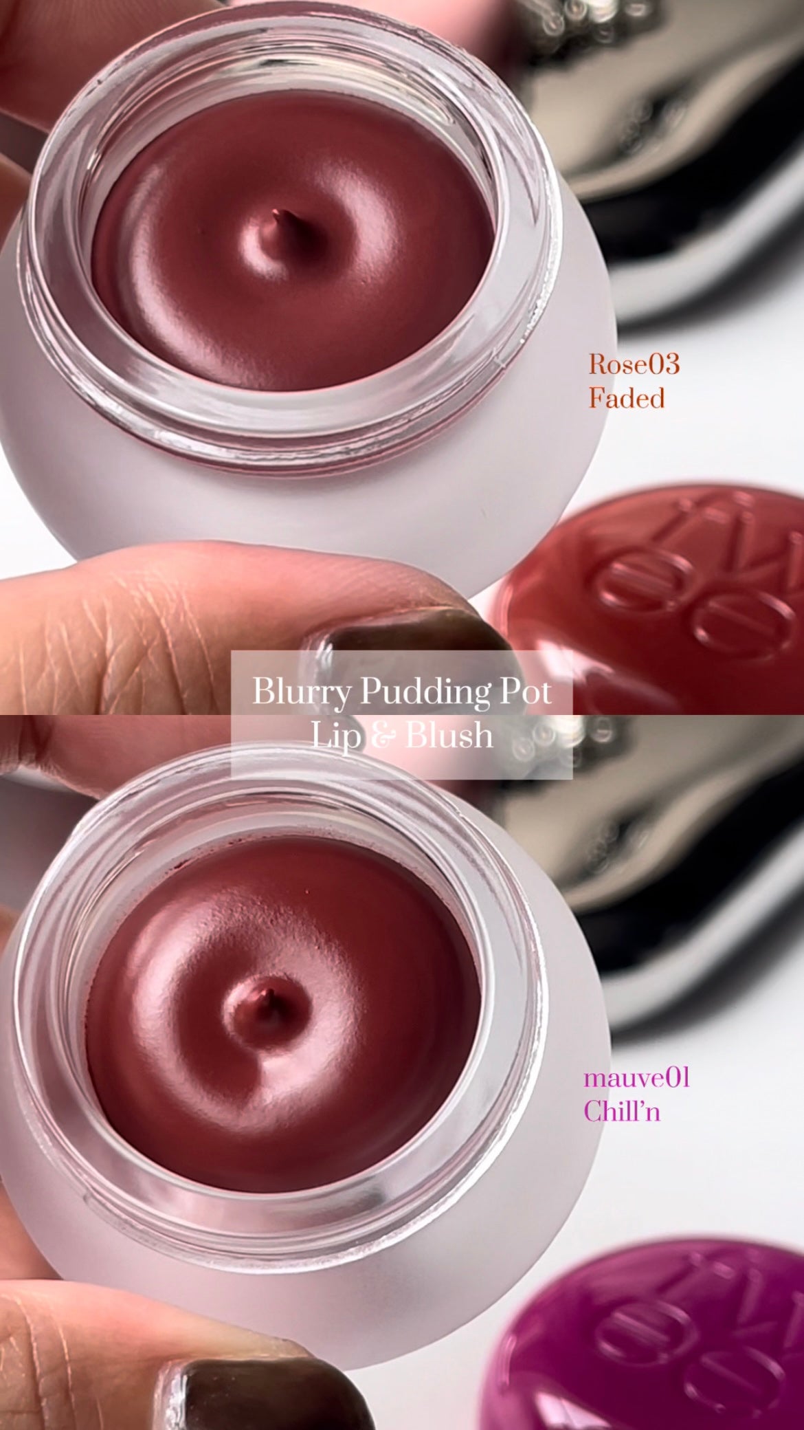 リップアンドチーク ブラーリープリンポット/fwee/口紅を使ったクチコミ(3枚目)