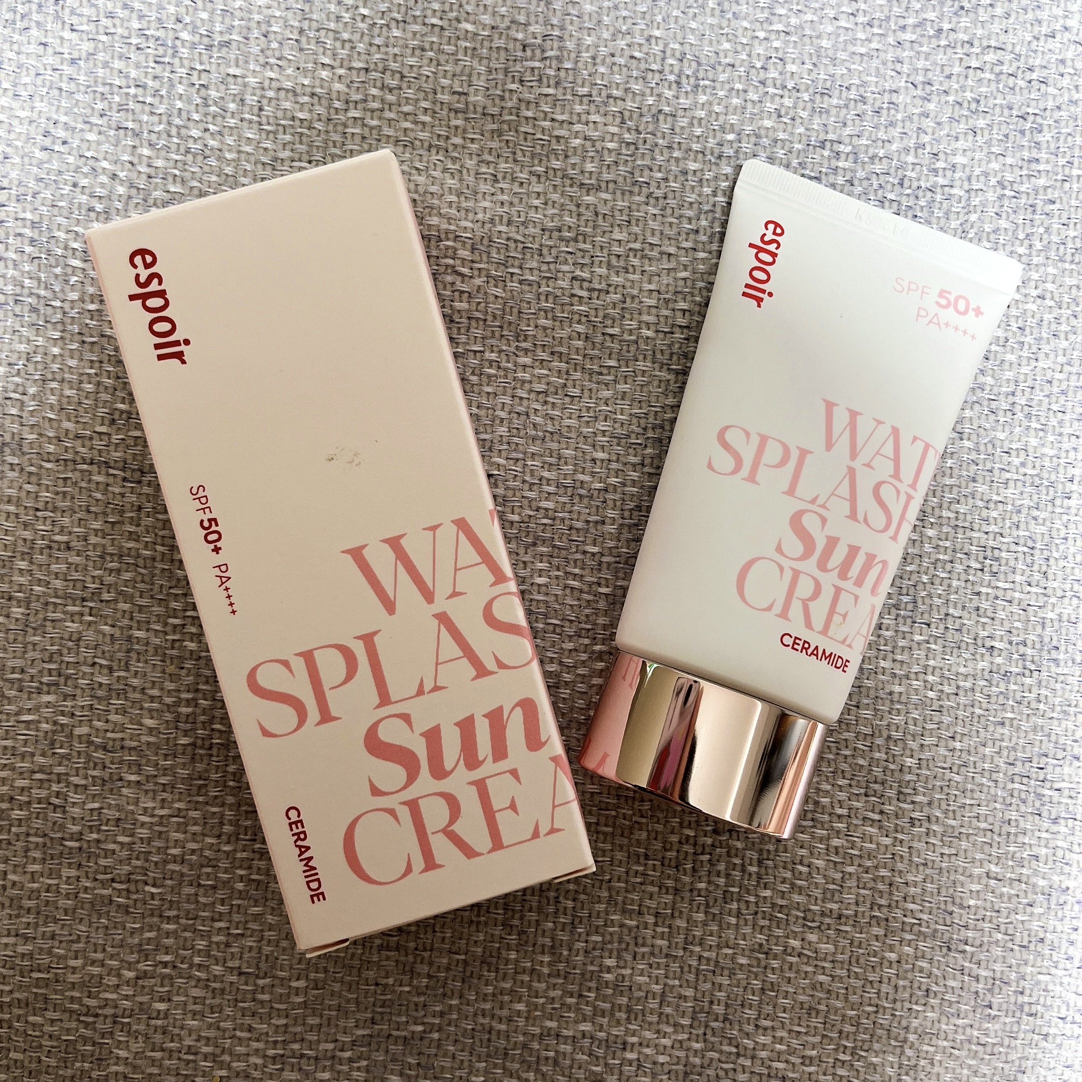 ウォータースプラッシュサンクリーム セラミド/espoir/日焼け止めクリームを使ったクチコミ（1枚目）