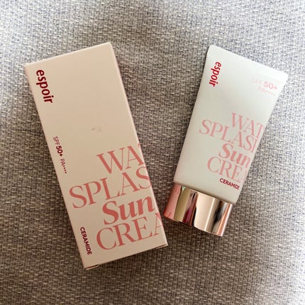 ウォータースプラッシュサンクリーム セラミド/espoir/日焼け止めクリームを使ったクチコミ(1枚目)
