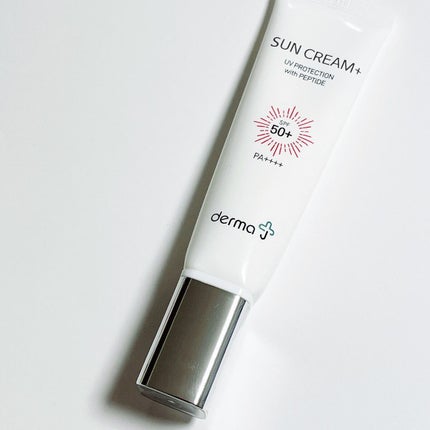 サンクリーム+/ DermaJ/日焼け止めクリームを使ったクチコミ(2枚目)