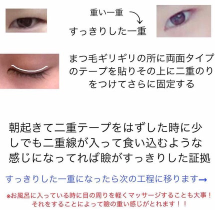ワンダーアイリッドテープ Extra/D-UP/二重まぶた用アイテムを使ったクチコミ(2枚目)