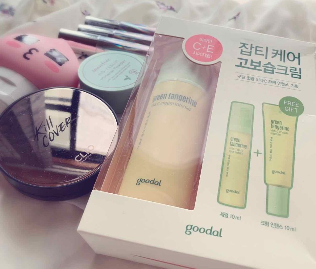 グリーンタンジェリン ビタC ダークスポットケアセラム/goodal/美容液を使ったクチコミ（1枚目）