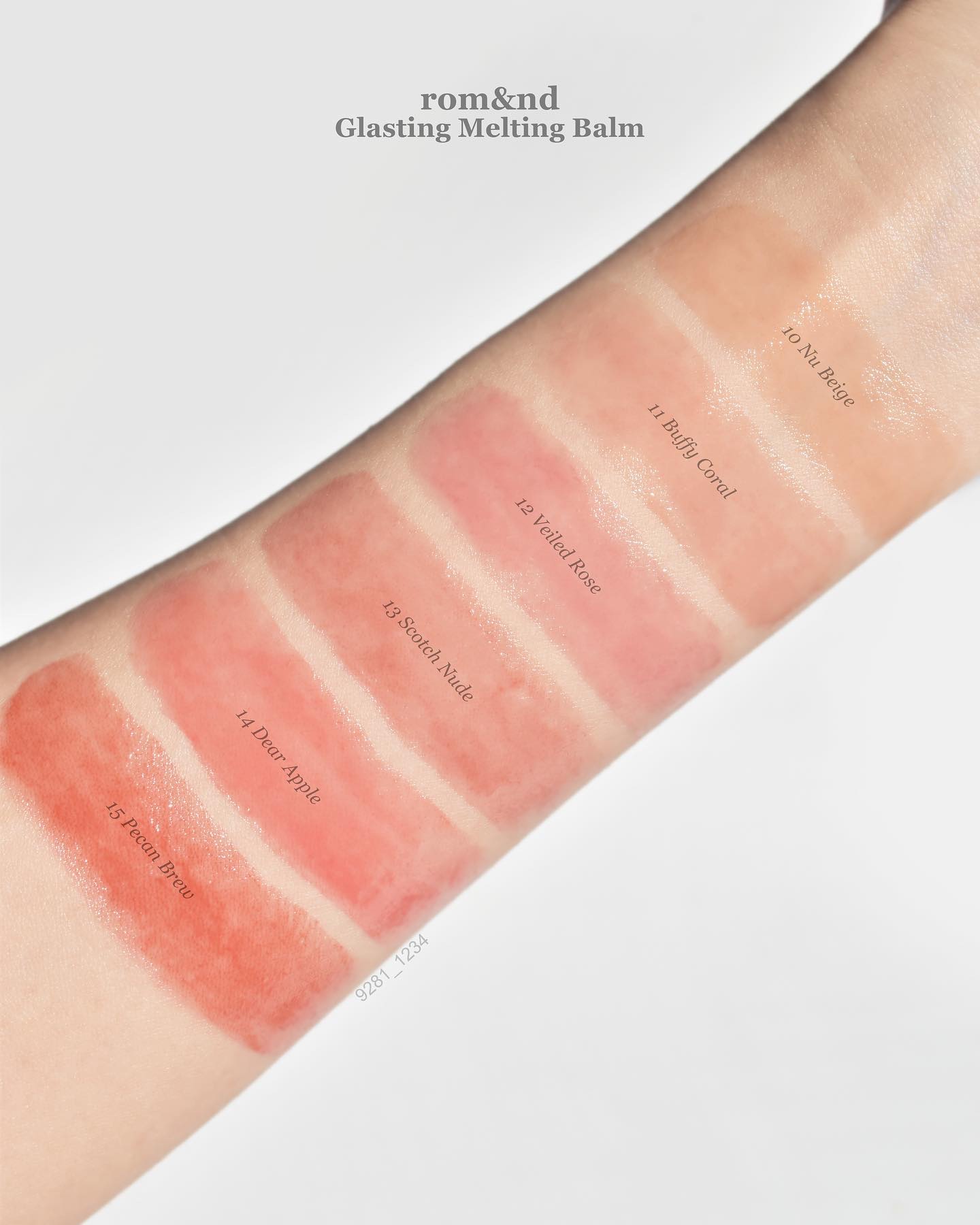 グラスティングメルティングバーム/rom&nd/リップバームを使ったクチコミ（3枚目）