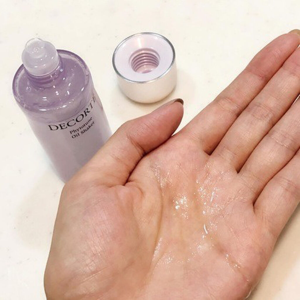 DECORTÉ フィトチューン  オイルシェイカーのクチコミ「肌が柔らかく手触りがふっくら滑らかになるのが1番のお気に入りポイント❤️

2層タイプなので、.....」（2枚目）