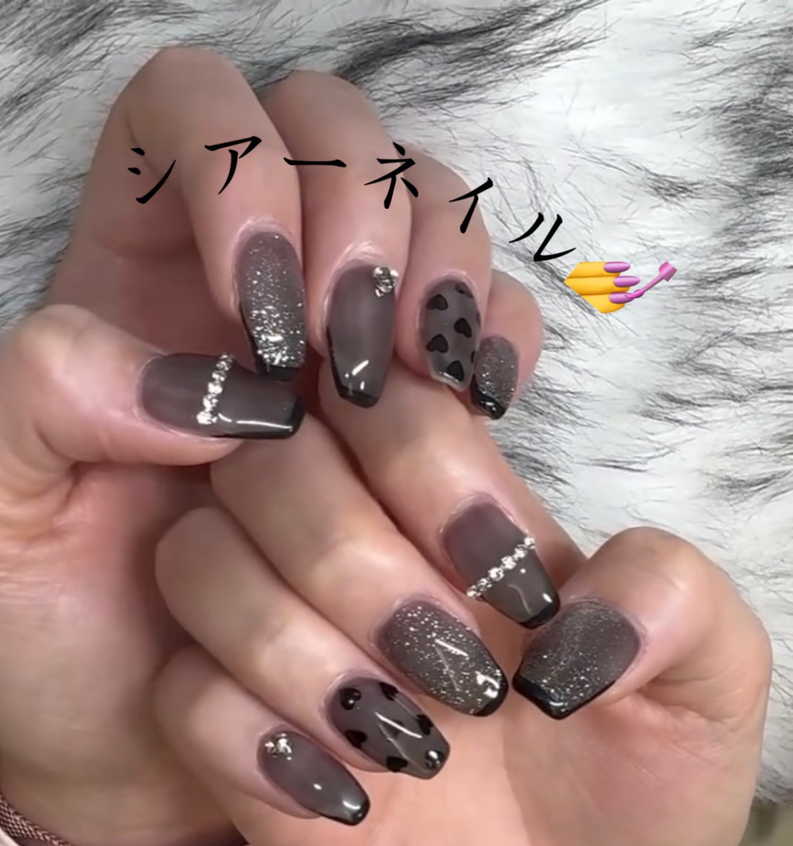 ジェルネイルやってもらいました✨
自分の記録ように♡

#ジェルネイル 
#シアーネイル　
#ワンホンネイル
#ネイルデザイン
