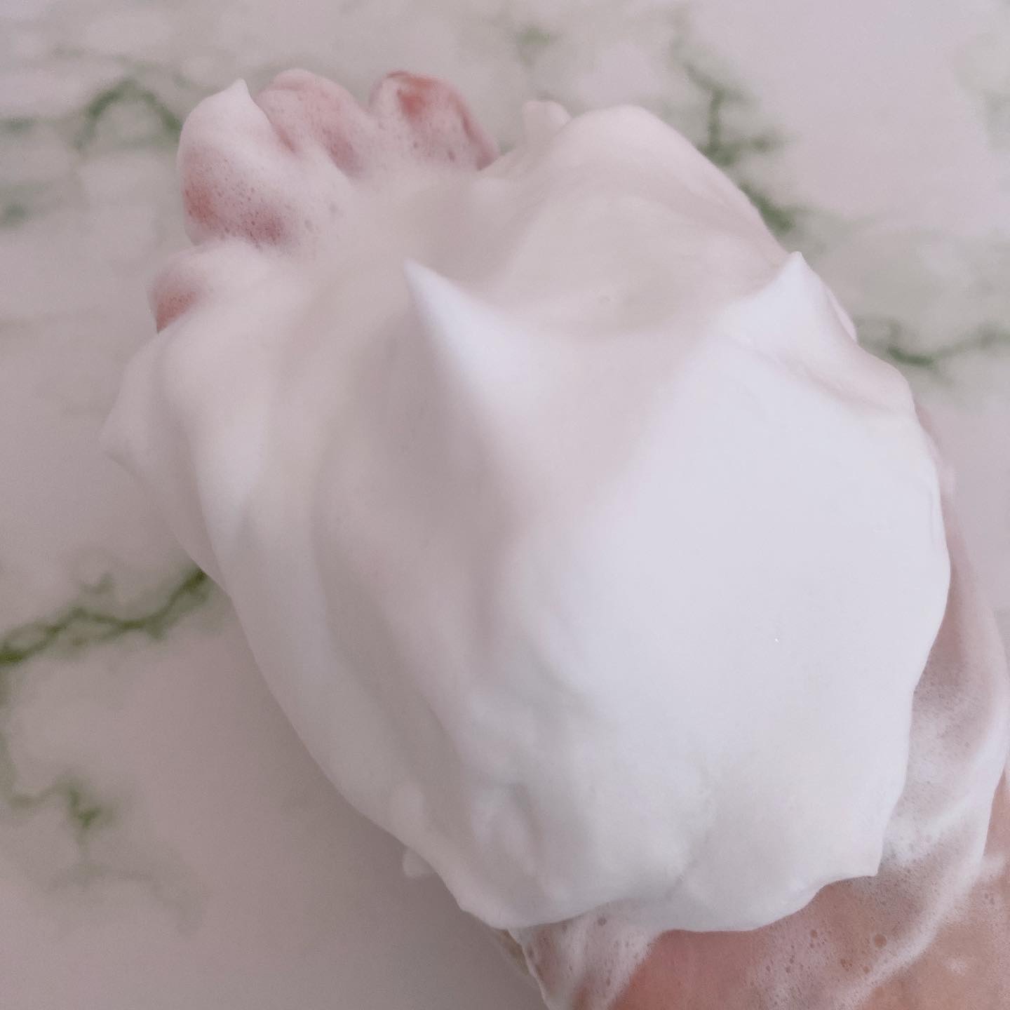 グリーンカーミングブルーレーションクリーンディープクレンザー/obsero/洗顔フォームを使ったクチコミ（3枚目）