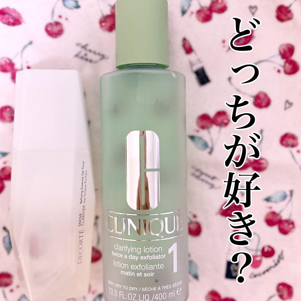 クラリファイング ローション 1 400ml/CLINIQUE/拭き取り化粧水を使ったクチコミ（1枚目）